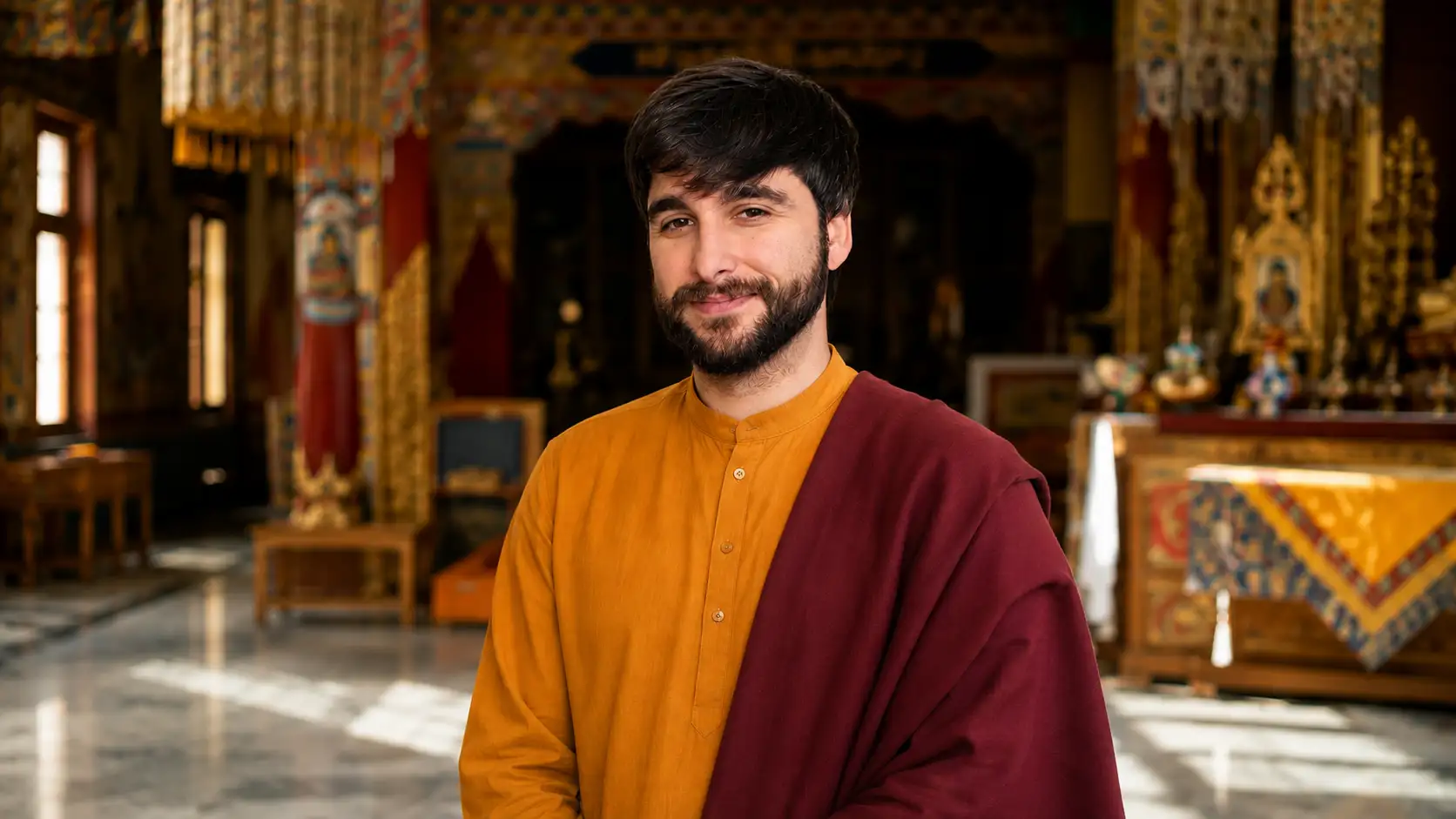 Ngawang Lhundrup, instructor de meditación en Málaga