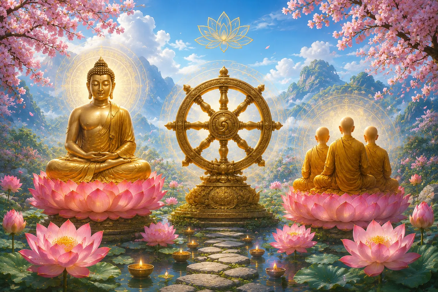 Las Tres Joyas del Budismo: Buda, Dharma y Sangha